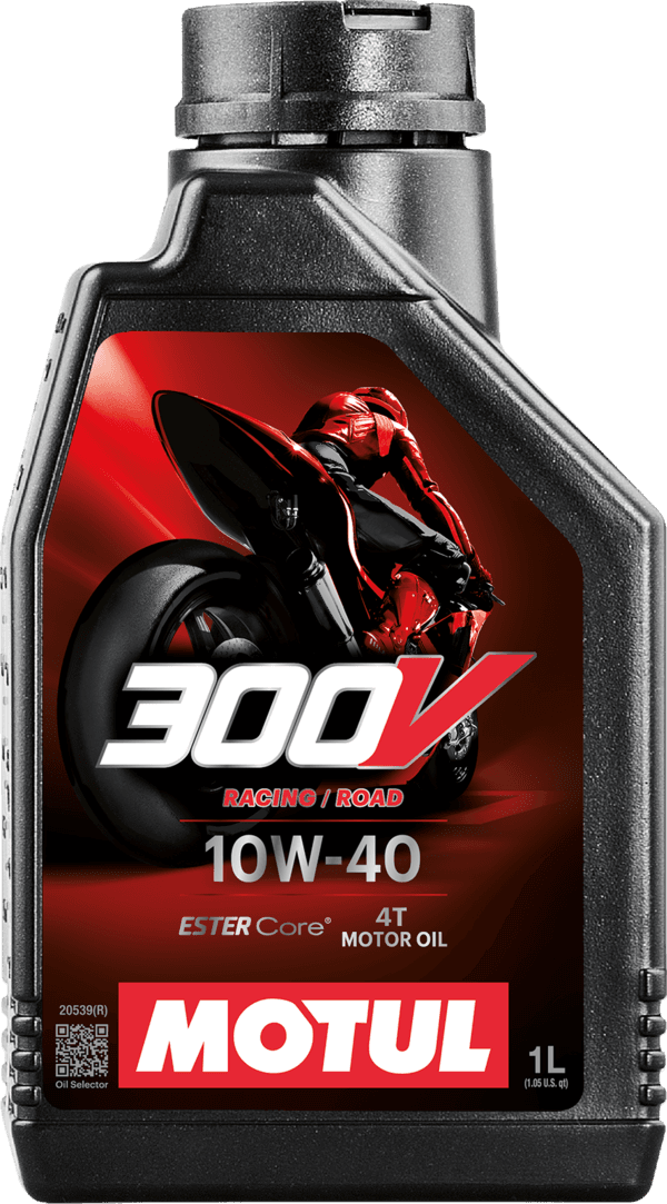 MOTUL 300V 10W40 1L×12本 国内正規品 MOTUL 300V ROAD RACING 10W40 - Motul